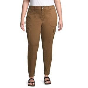 Women's Size 24 Mid Rise Skinny Brown Pants